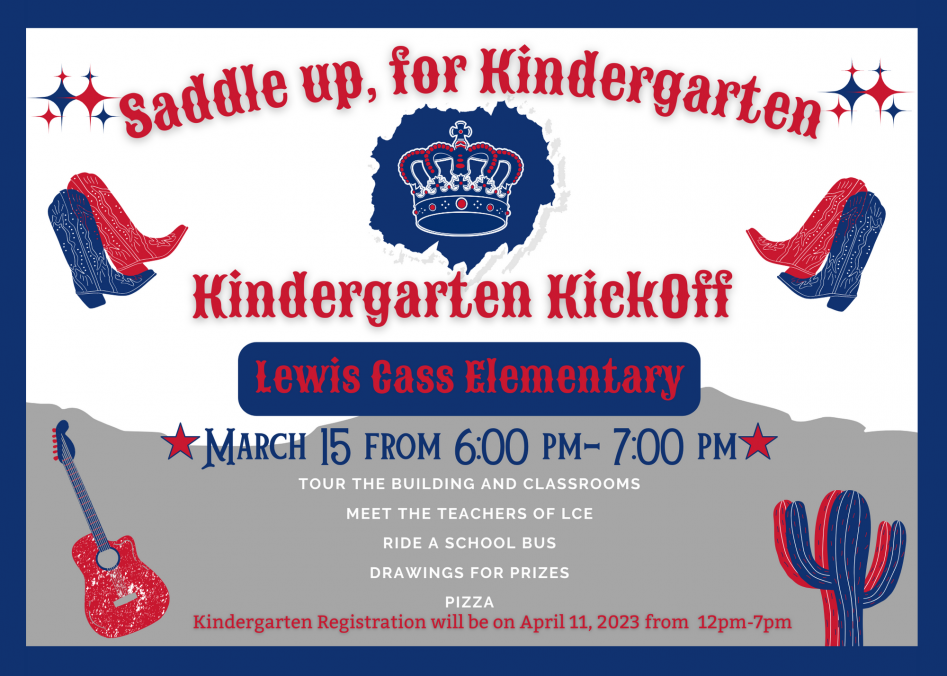 Kindergarten Kickoff – Lewis Cass Elementary School